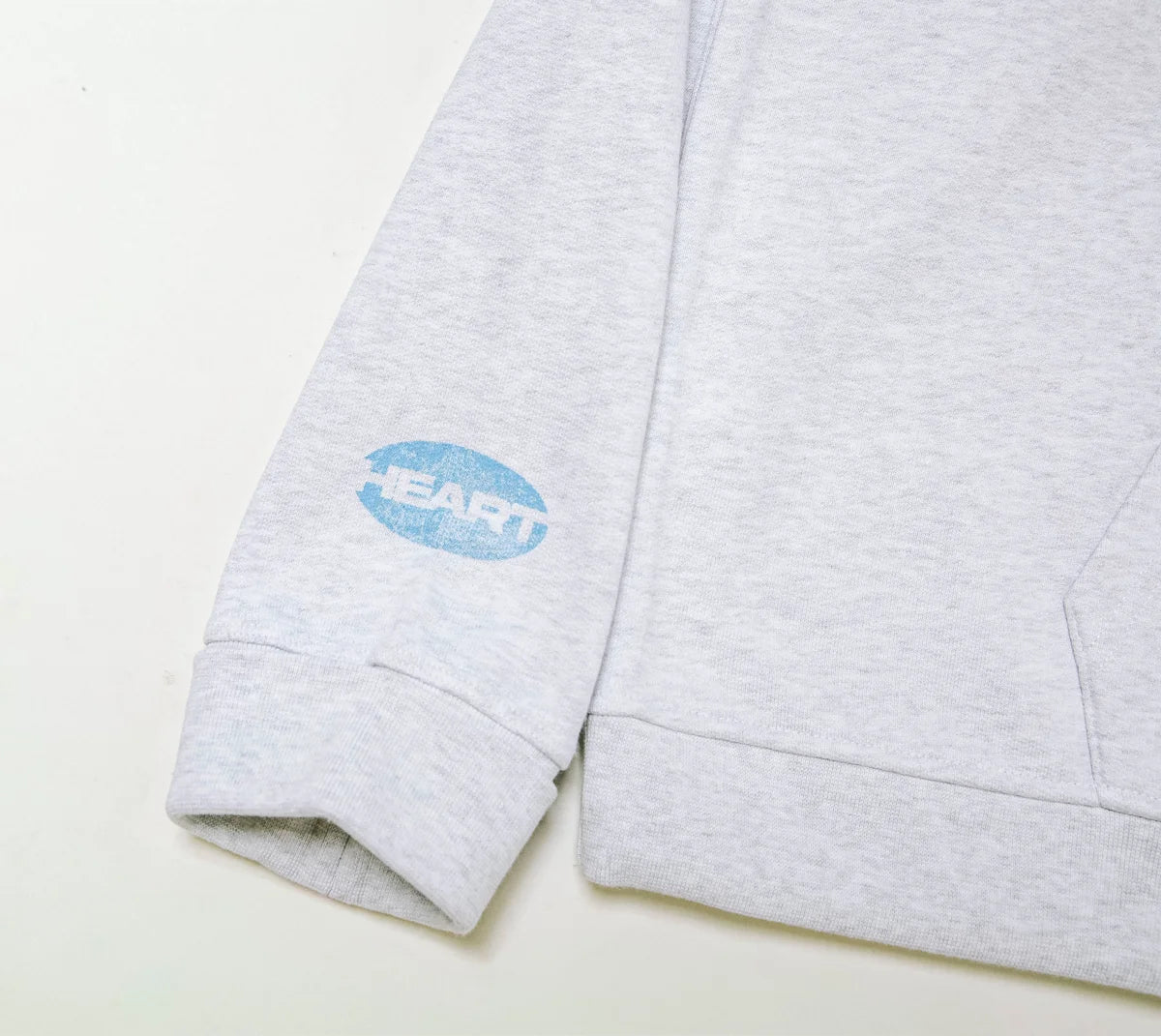 The Hoodie, Ash heather — detail